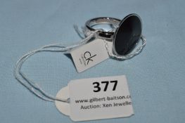 *Calvin Klein Glossy Black Ring