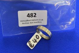 *Stainless Steel Ring with Matt Finish