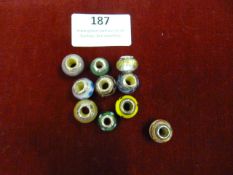 *Ten Assorted Lovelinks Beaded Glass Charms