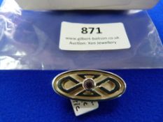 *Rennie Macintosh Sterling Silver Celtic Design Br