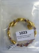 *Chrysalis Fire Purple Bracelet