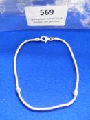 *Sterling 925 Silver Bracelet Chain