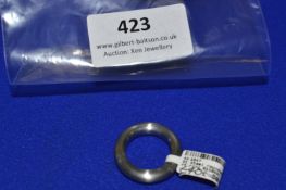*Stainless Steel Rounded Court Ring