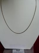 *Sterling 925 Silver Snake Chain 44cm