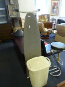 Ironing Board and a Curver Linen Basket