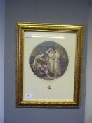 Gilt Framed Print - Le Rencontre
