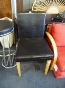 Faux Leather Dining Chair