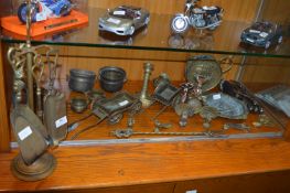 Collection of Brassware