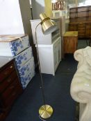 Brushed Aluminium Standard Lamp