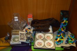 Collectibles Including Royal Worcester China, Silk