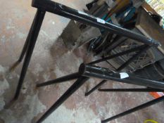 Pair of Metal Trestles