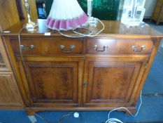 Reproduction Walnut Effect Sideboard