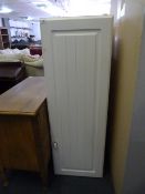 *White Single Door Wardrobe