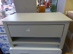 *Grey Two Door Television Stand