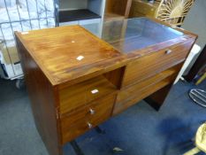 Sapele Mahogany Glazed Shop Display Counter