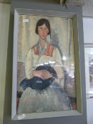 Modigliani Portrait Print