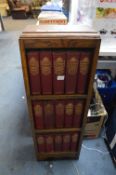 Oak Bookcase and a Set of Dickens Novels