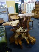 Coffee Root Three Tier Plant Stand