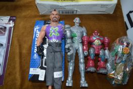 Box of Dunlop Golf Balls and Toys, Transformers, e