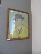 Oak Framed Portrait Print