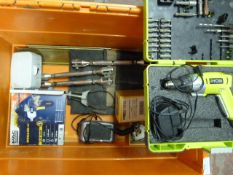 Box of Assorted Tools Including Kitchen Fitting Pa