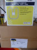 *Box of 10 Newlec 10837 White Compact Fluorescent