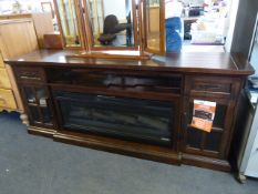 *Twin Star Media Mantel Log Effect Fire