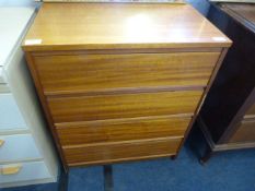 Teak Chest of Four Drawers