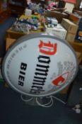 Large Illuminated Dommelsch Bier Sign