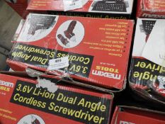Two Maxim Dual Angle Cordless Screwdriver Kits wit