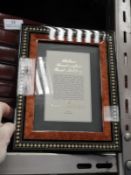 Eight 5x7 Inlaid Italian Style Photo Frames
