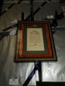 Eight Gift Wrapped Italian Style Inlaid Photo Fram