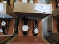 Two Pair of Ladies & Gents Wristwatches with Black