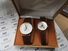 Two Pair of Ladies & Gents Wristwatches with Faux