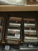 Two Boxes of Asian Style Silver Bangles