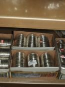 Two Boxes of Asian Style Silver Bangles