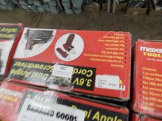 Two Maxim Dual Angle Cordless Screwdriver Kits wit