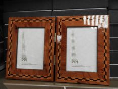 Six Italian Style Twin Photo Frames