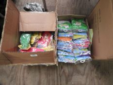 Carton of Thermal Socks and 20 Inflatable Backpack