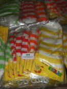 4x12 Packs of Ladies Striped Socks
