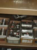 Two Boxes of Asian Style Silver Bangles