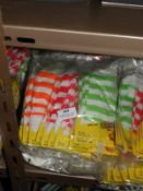 4x12 Packs of Ladies Striped Socks
