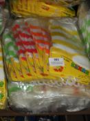 4x12 Packs of Ladies Striped Socks