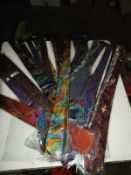 Approximately 100 Pure Silk Ties in Assorted Colou