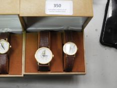 Two Pair of Ladies & Gents Wristwatches with Faux