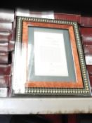 Eight 5x7 Inlaid Italian Style Photo Frames
