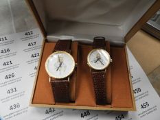 Two Pair of Ladies & Gents Wristwatches with Faux