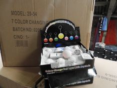 Carton of 288 Seven Colour Change Ball Light Keych