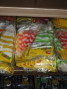 4x12 Packs of Ladies Striped Socks