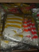 4x12 Packs of Ladies Striped Socks